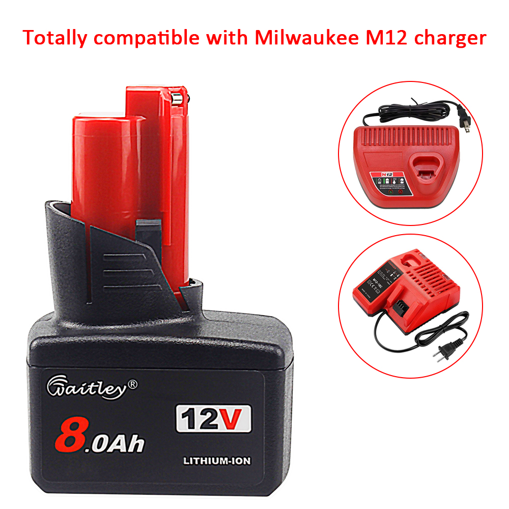 威特利 M12 (8.0Ah) 电动工具电池