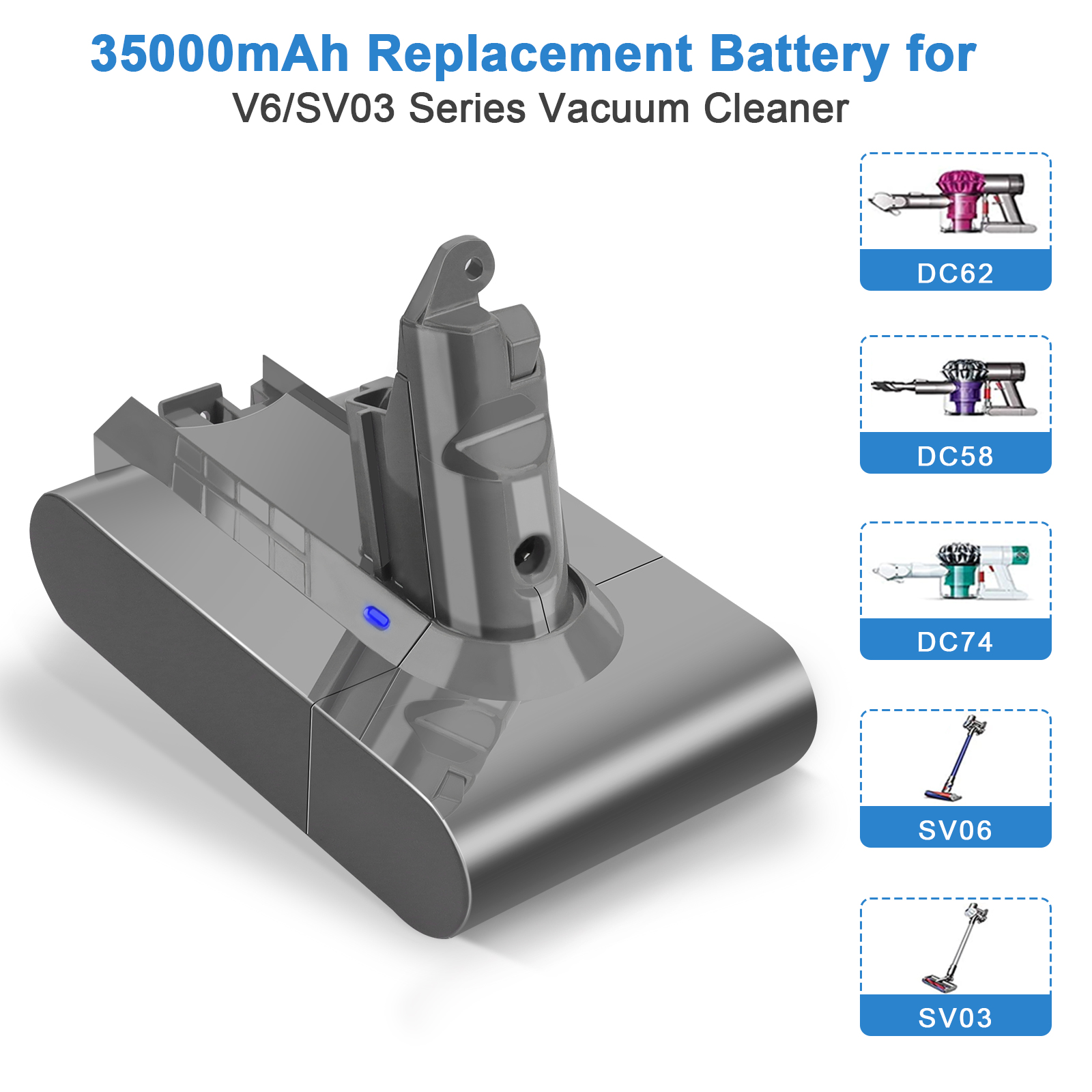 WTL DYS-V6 (3.5Ah) Power tool battery