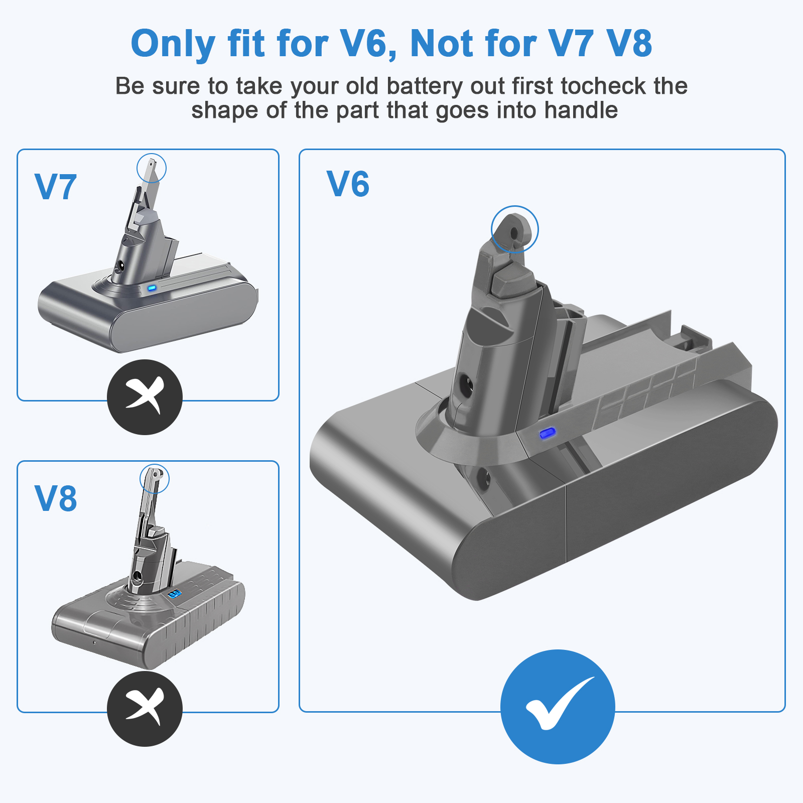 WTL DYS-V6 (3.5Ah) Power tool battery