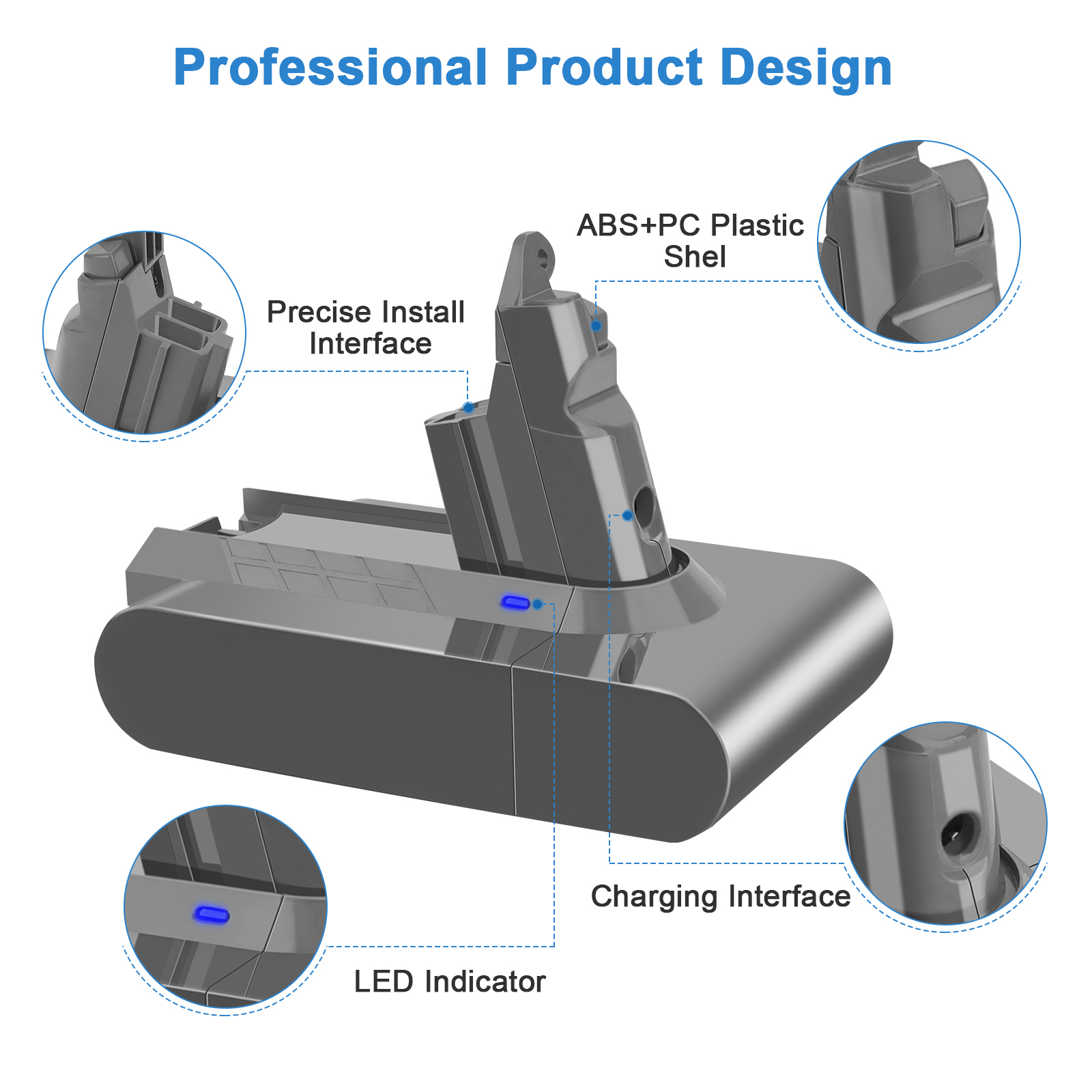 WTL DYS-V6 (3.5Ah) Power tool battery