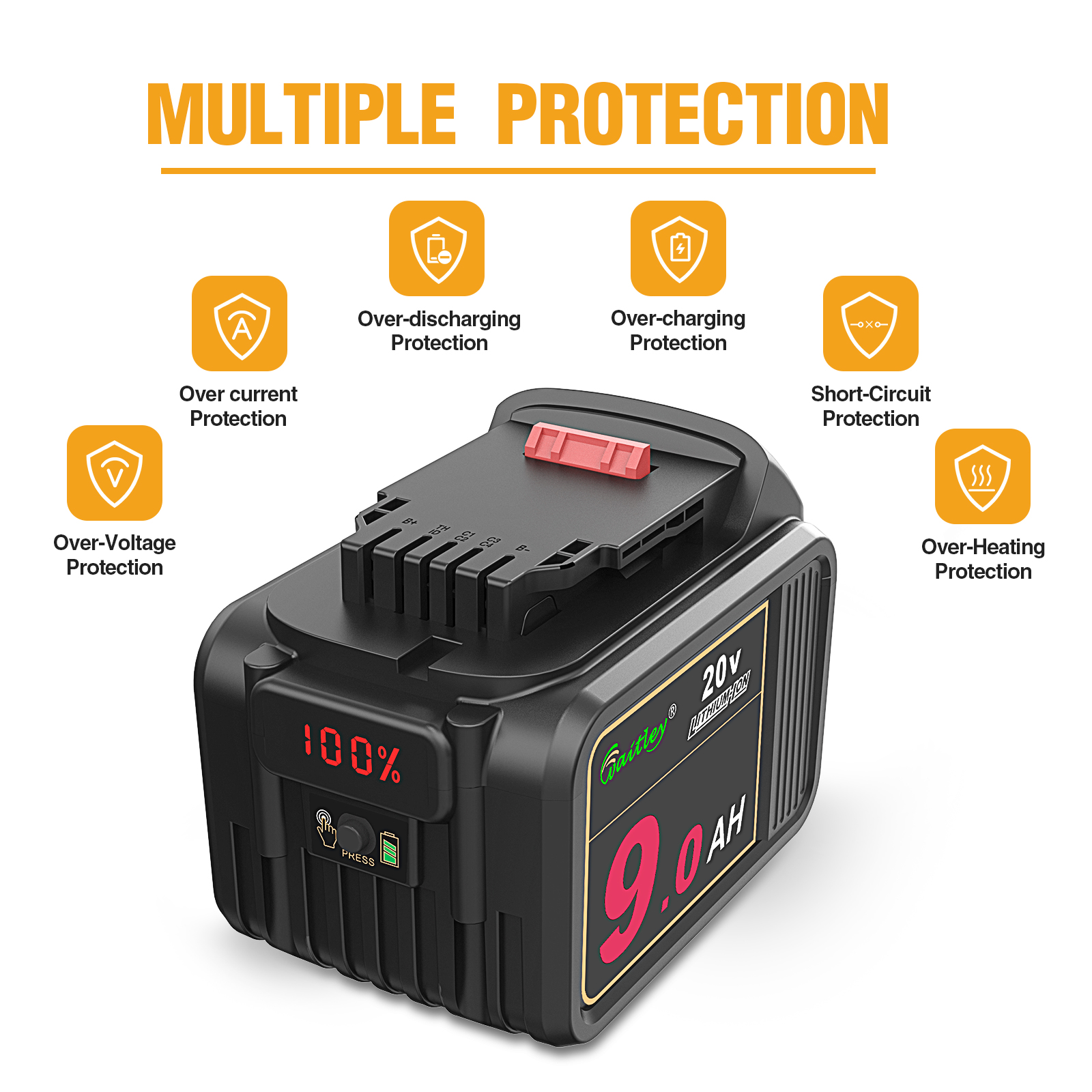 WTL DCB209(9.0Ah) Power tool battery