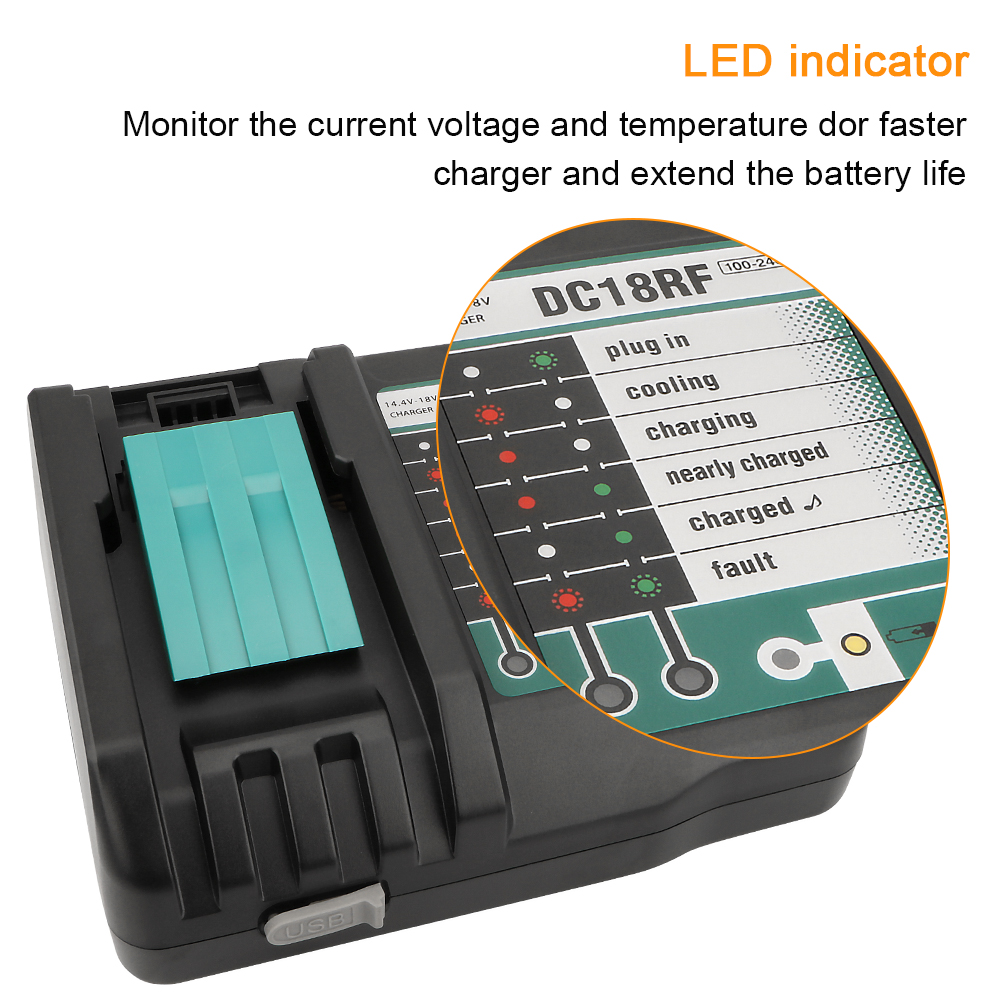 Waitley 18V DC18RF Charger