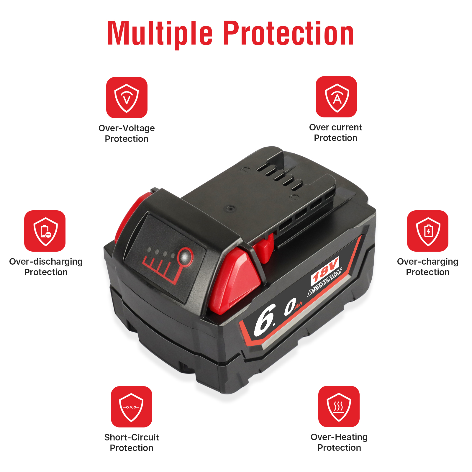 WTL M18 (6.0Ah) Power tool battery