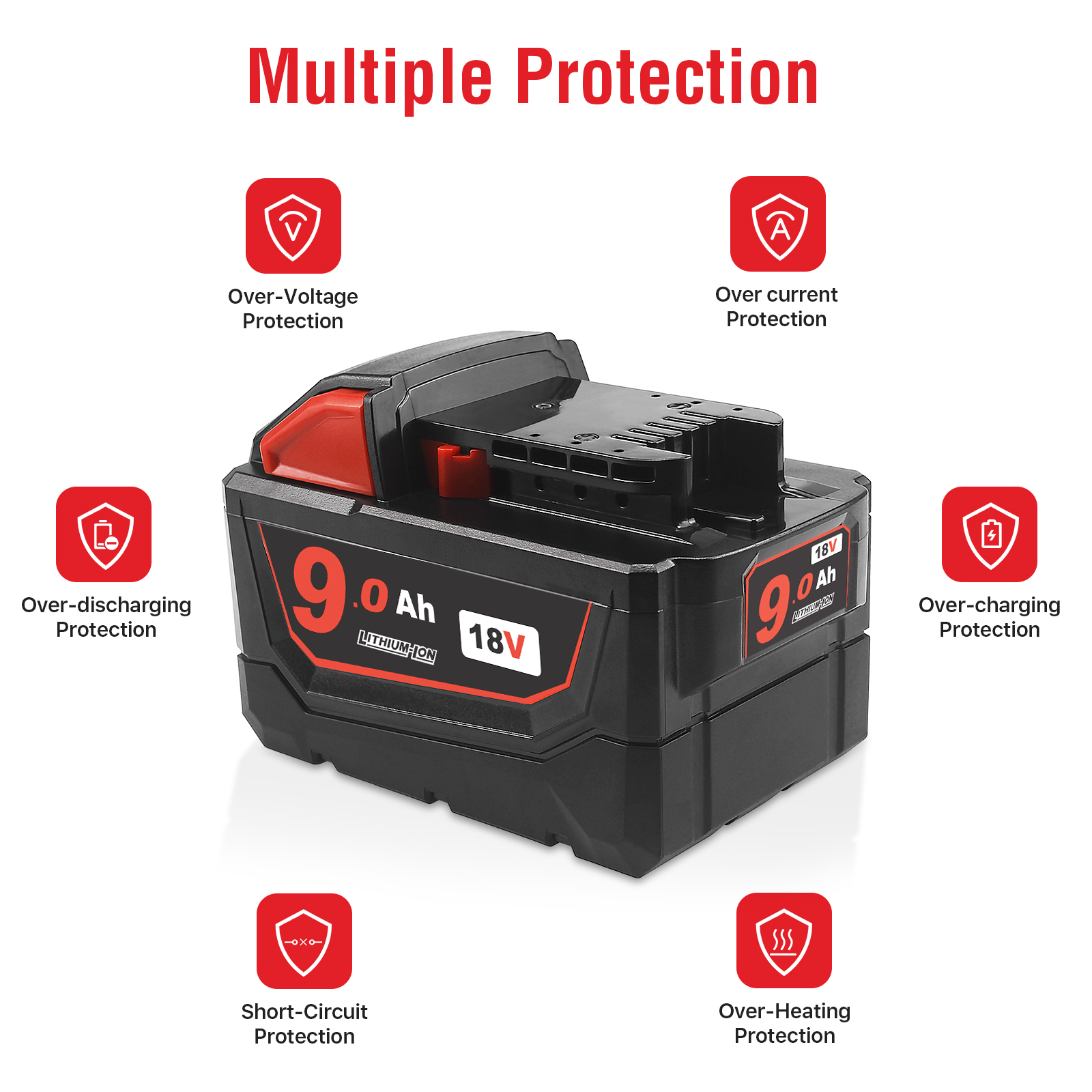 WTL M18 (9.0Ah) Power tool battery