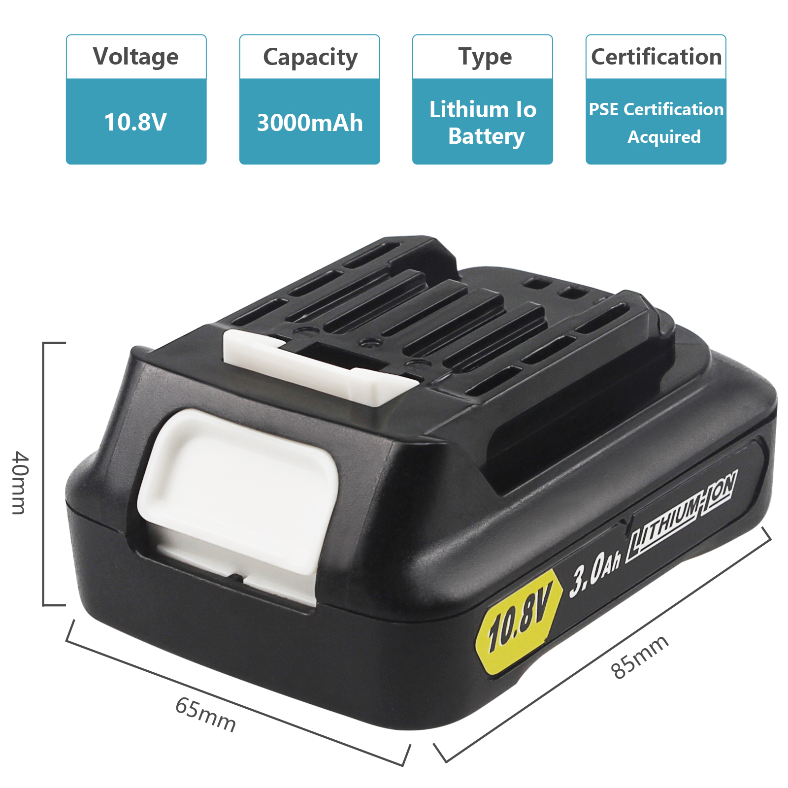 WTL BL1015(3.0Ah) Power tool battery