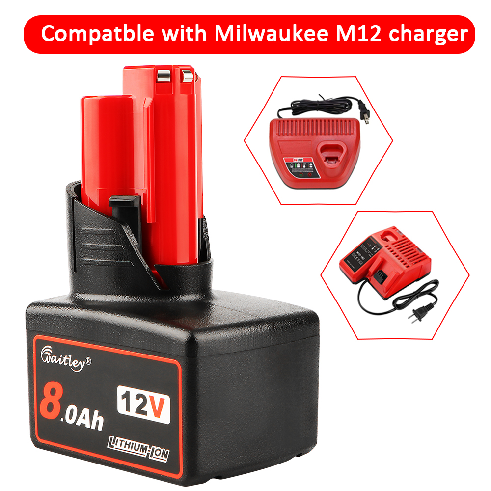 威特利 M12 (8.0Ah) 电动工具电池