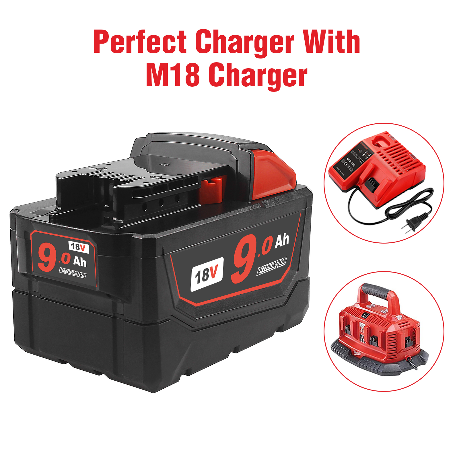 WTL M18 (9.0Ah) Power tool battery
