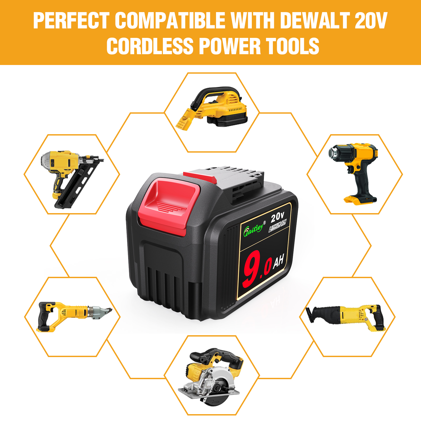 WTL DCB209(9.0Ah) Power tool battery