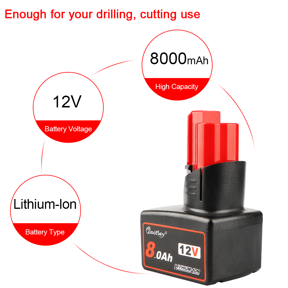 WTL M12 (8.0Ah) Power tool battery