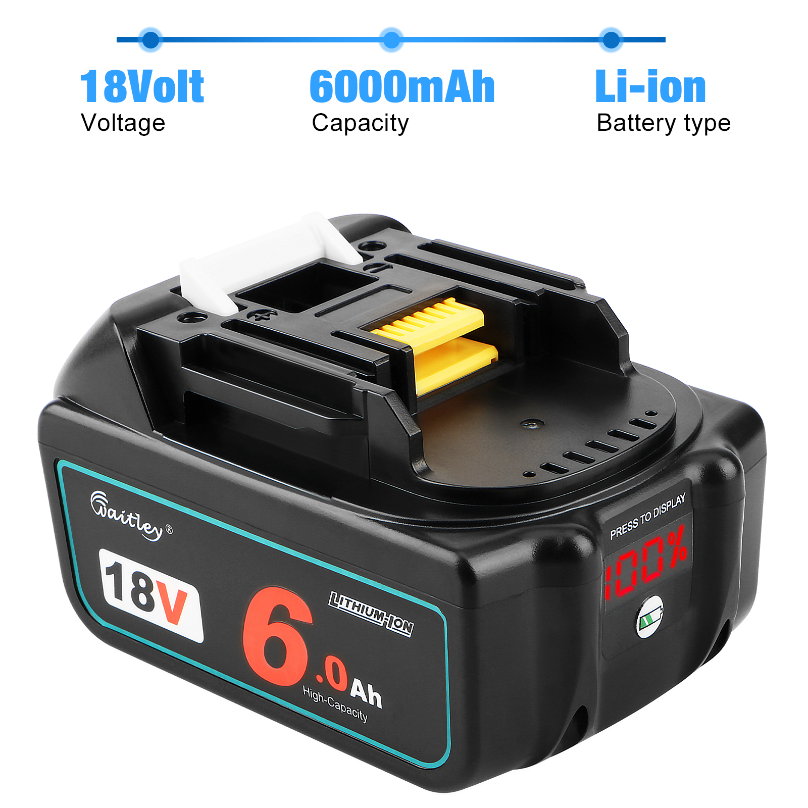 WTL BL1830(6.0Ah) Power tool battery